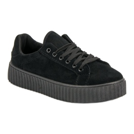 Seastar Black Suede Creepers 1
