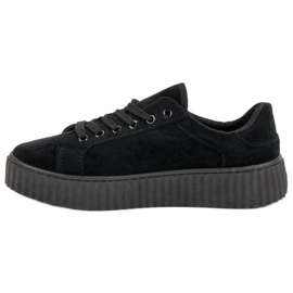 Seastar Black Suede Creepers 2