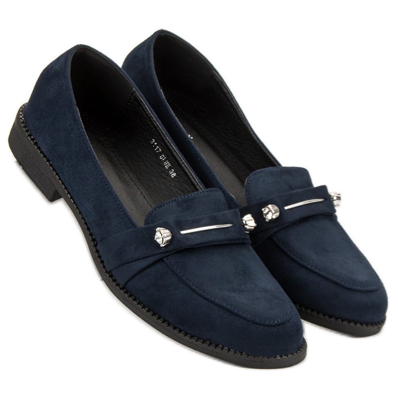 Nio Nio Navy blue loafers 1 Nio Nio Navy blue loafers 1
