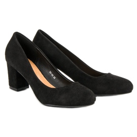 Nio Nio Black Suede Pumps 1