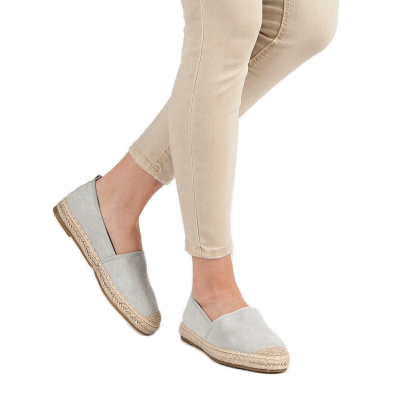 Bestelle Suede Espadrilles grey 1