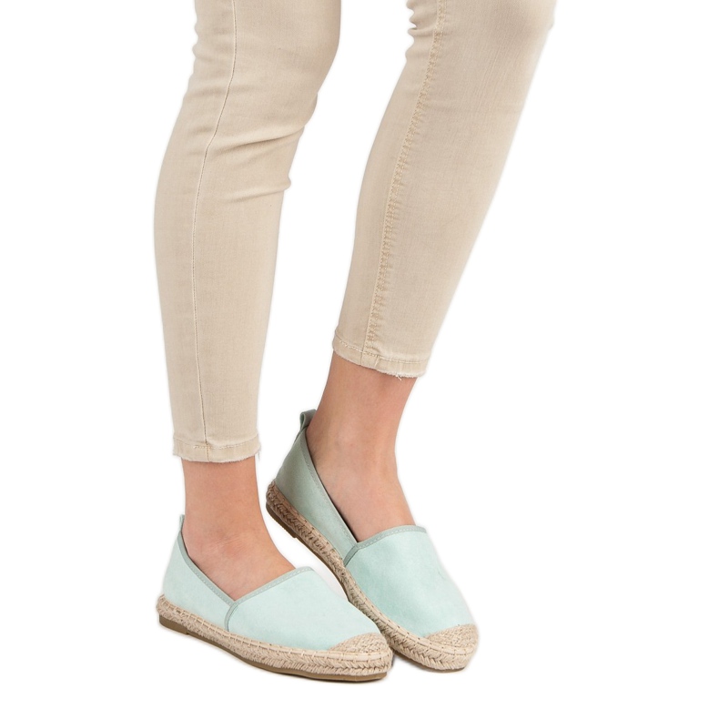Bestelle Suede Espadrilles green 1