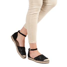 Nio Nio Lace Espadrilles black 2