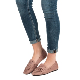 Powder Suede Ballerinas pink 1