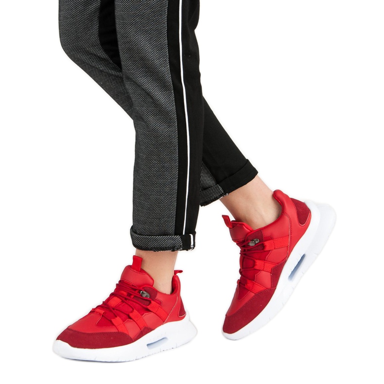 Light Red Sneakers 2