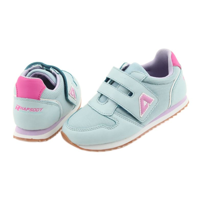 American Club American jogging girls' sports shoes purple blue pink 4