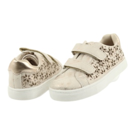 American Club flowers children's shoes golden 4 American Club flowers children's shoes golden 4