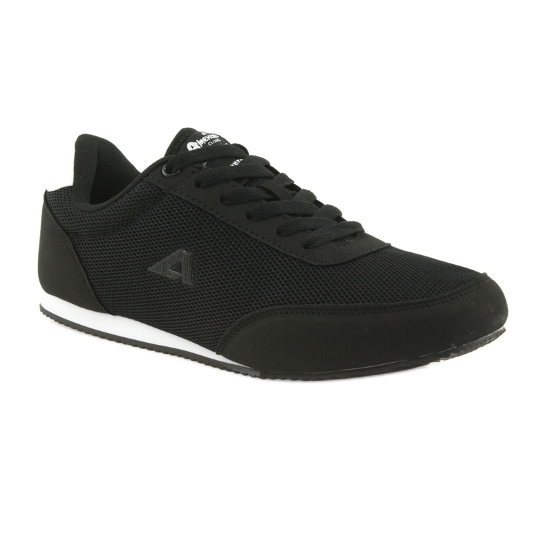 American Club sports tied shoes white black 1