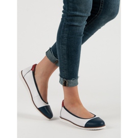 Filippo Comfortable Leather Ballerinas white 2 Filippo Comfortable Leather Ballerinas white 2