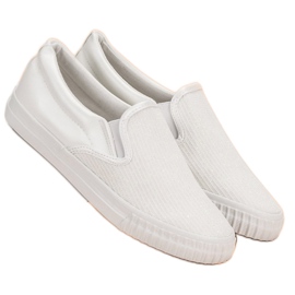 Muto White Slip On Sneakers 1