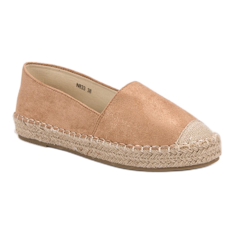 Small Swan Suede Espadrilles brown 1