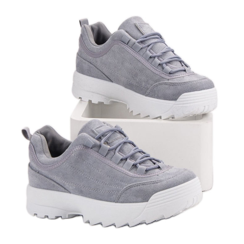 Sneakers On The Platform grey 2