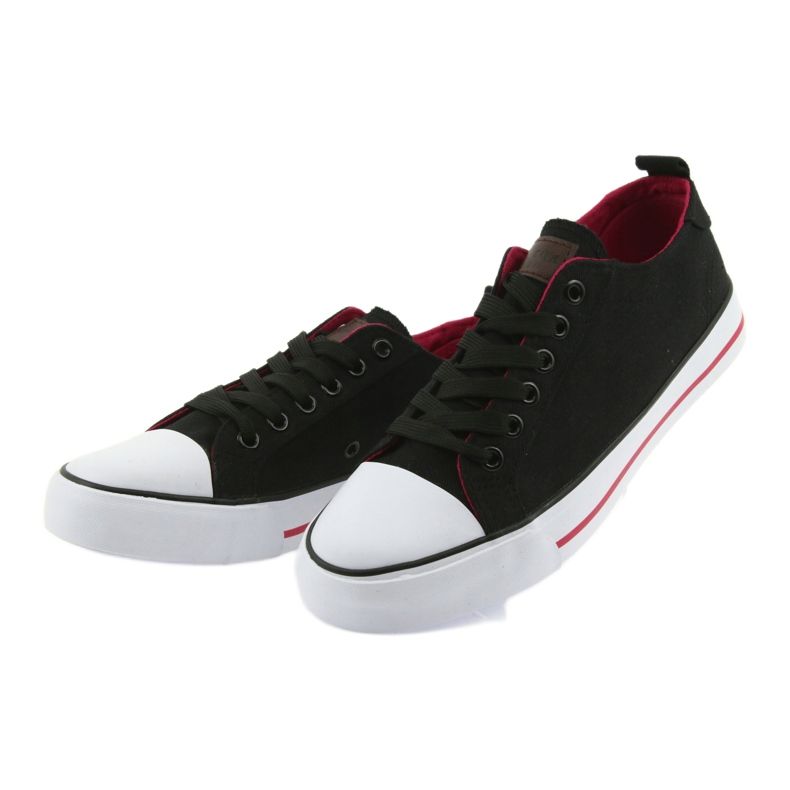 American Club black tied sneakers red 3 American Club black tied sneakers red 3