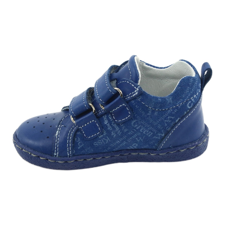 Boys leather shoes with Velcro Ren But 1429 blue 2 Boys leather shoes with Velcro Ren But 1429 blue 2