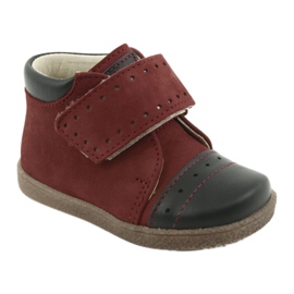 Leather boys with Velcro 1535 burgundy Ren BUT red 1 Leather boys with Velcro 1535 burgundy Ren BUT red 1