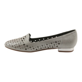 M.Daszyński Lordsy stylish women's shoes SA151 beige 2