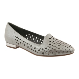 M.Daszyński Lordsy stylish women's shoes SA151 beige 1