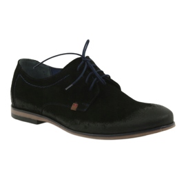 Nikopol Men's shoes suede 1709 black 1