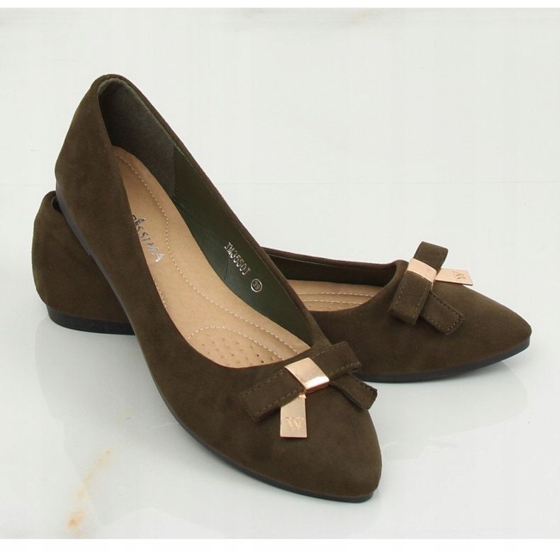 Green women's ballerinas JM3550J Verde 1