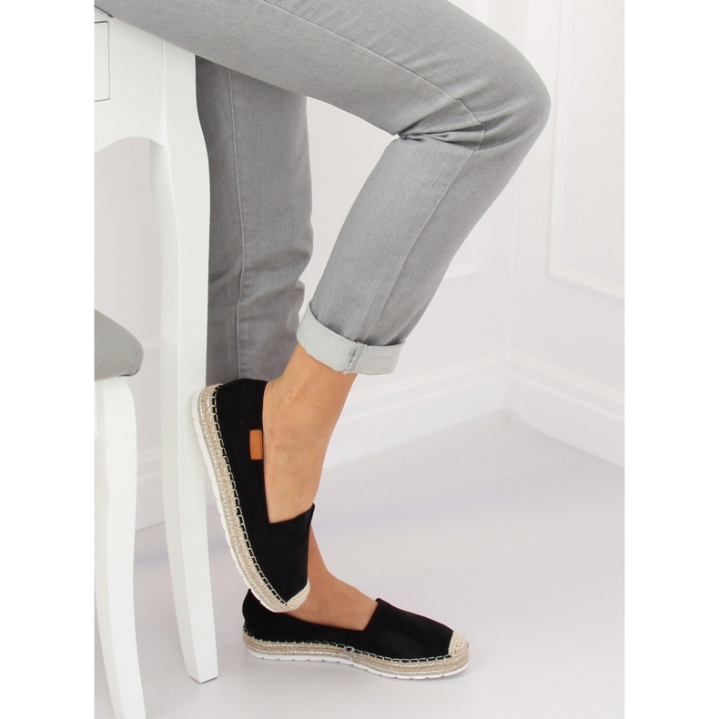 Black RC-61 Black suede espadrilles 1