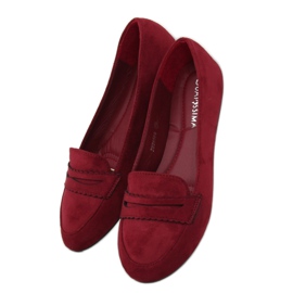 Ballerina moccasins JM6655Q Burdeo red 1