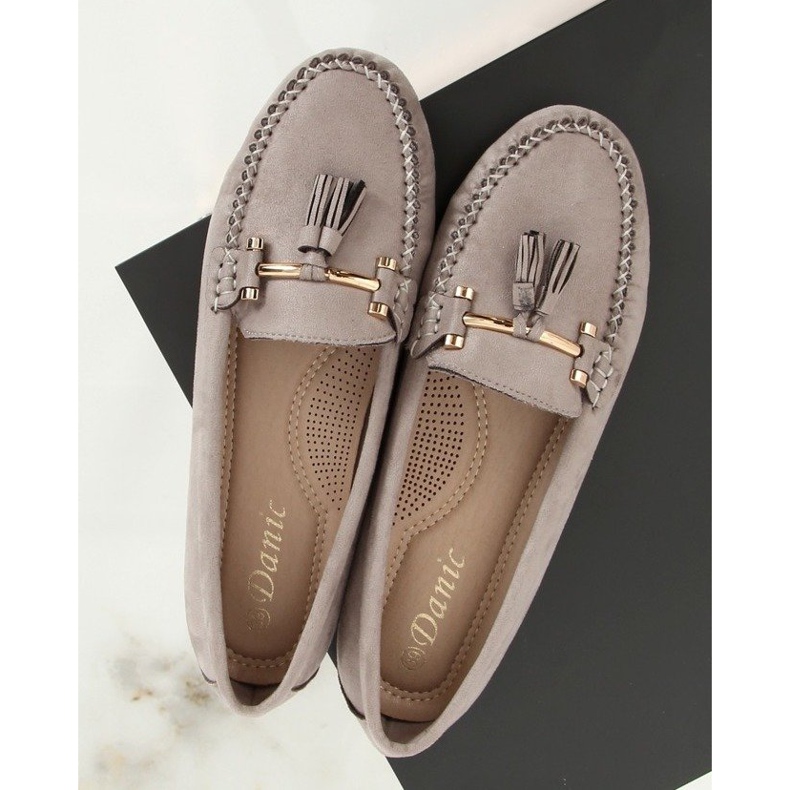 Gray Women's gray loafers L7183 Gray grey 1