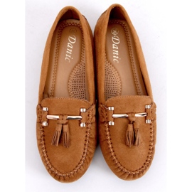 Women's loafers camel L7183 Camel brown 1