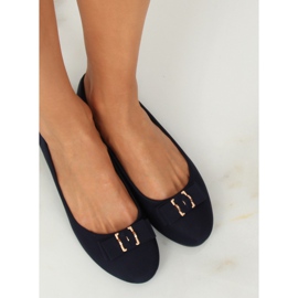 Women's navy blue ballerinas JM3553J Azul Marino 1