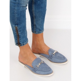 F9375 Blue slippers moccasins 2 F9375 Blue slippers moccasins 2