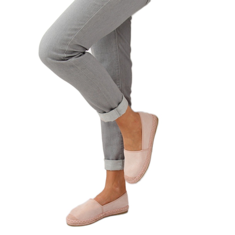Espadrilles, suede pink AF40 Pink 1 Espadrilles, suede pink AF40 Pink 1