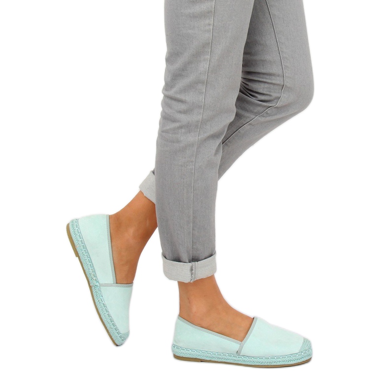 Espadrilles, suede mint AF40 LT.GREEN multicolored 2