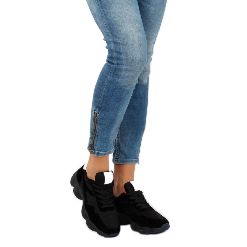 Black E-102 Black sports shoes 1 Black E-102 Black sports shoes 1