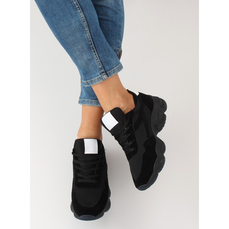 Black E-102 Black sports shoes 2 Black E-102 Black sports shoes 2