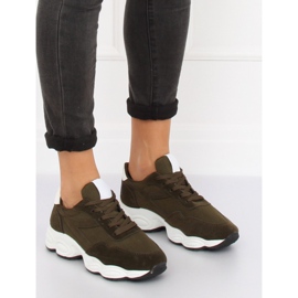 Green E-102 Army Green sports shoes 1