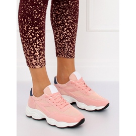 Pink E-102 Pink sports shoes 1