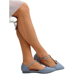 Blue ballerinas A321 Blue 1