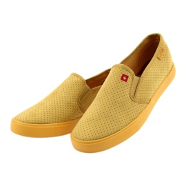 Big Star 274889 women's slip-on sneakers yellow 3