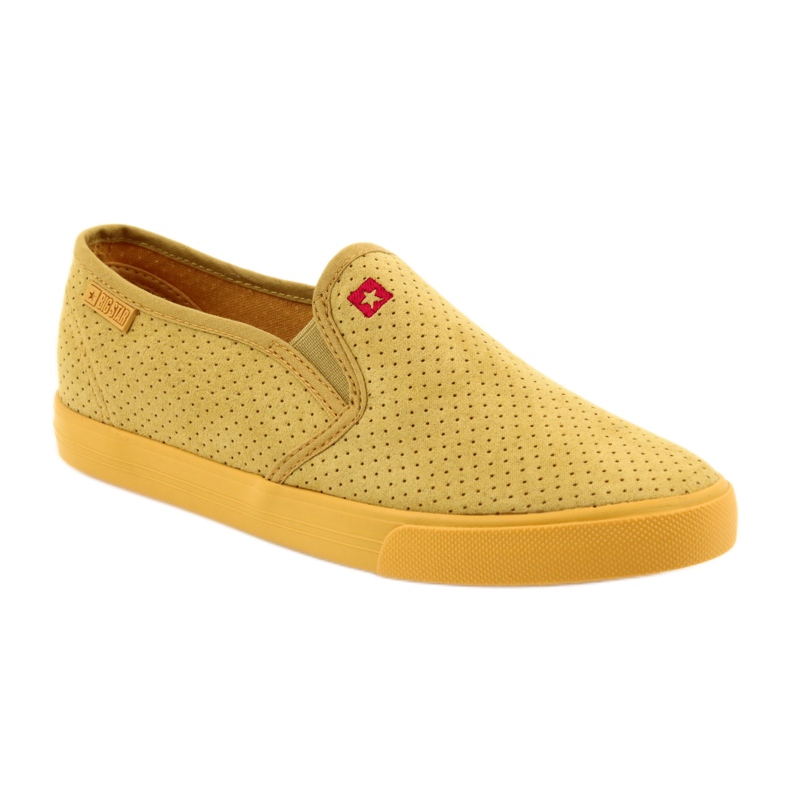 Big Star 274889 women's slip-on sneakers yellow 1