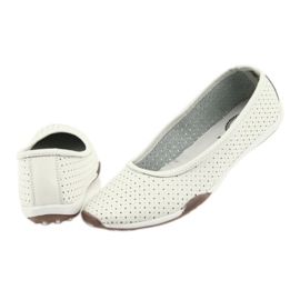 White openwork ballerinas Filippo 089 4