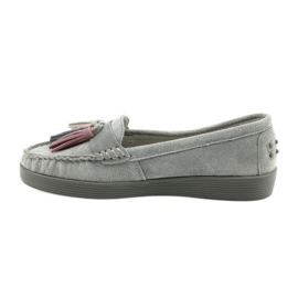 Gray suede loafers for women Filippo 661 grey 2