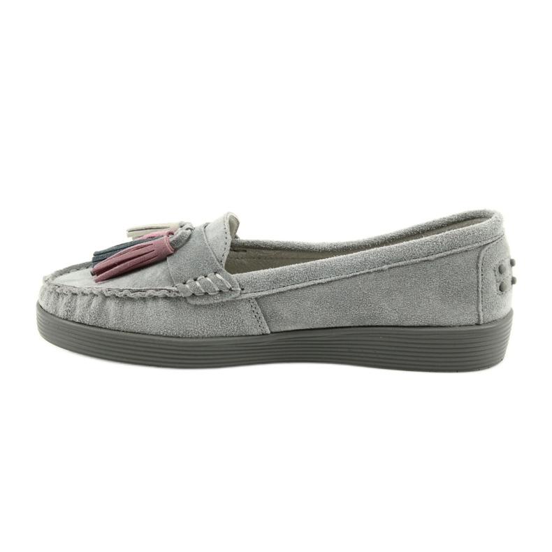 Gray suede loafers for women Filippo 661 grey 2