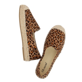 Women's espadrilles leopard 180-5 Leopard brown multicolored 1