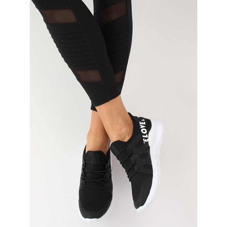 Black R-392 Black sports shoes 1 Black R-392 Black sports shoes 1