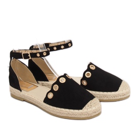 Espadrilles with black LX170 Black strap 1