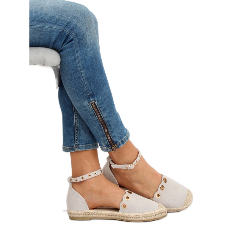 Espadrilles with gray LX170 Gray strap grey 2