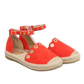 Espadrilles with a red LX170 Red strap 1