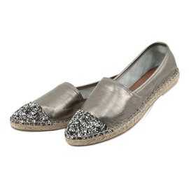 Badura women's espadrilles 6544 grey 3