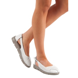 Filippo Leather ballerinas white 1 Filippo Leather ballerinas white 1