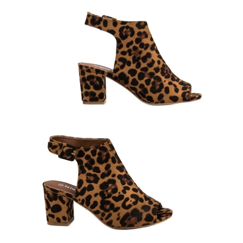 Nio Nio Built Sandals On A Bar brown 1