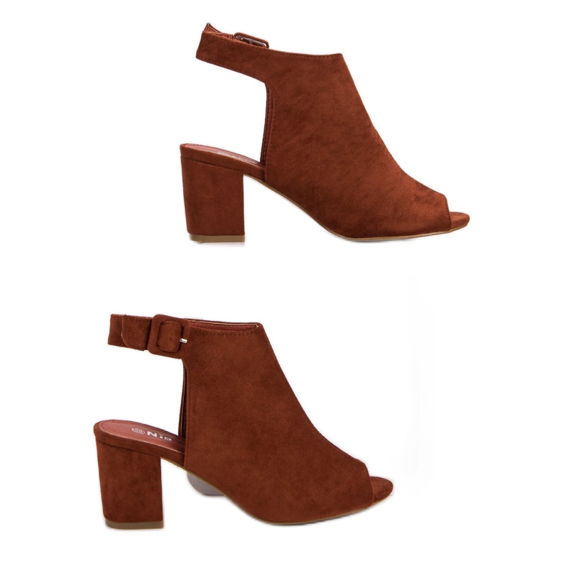 Nio Nio Built Sandals On A Bar brown 2